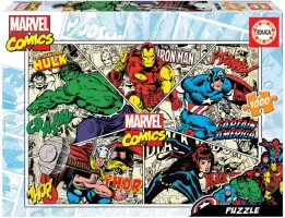 Photo de Puzzle Educa - Heros Marvel Comics (1000 pièces)