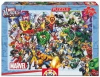 Photo de Puzzle Educa - Les héros de Marvel (1000 pièces)