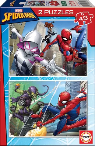 Photo de Puzzle Educa - Spiderman (2x48 pièces)