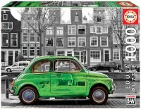 Photo de Puzzle Educa - Voiture à Amsterdam (1000 pièces)