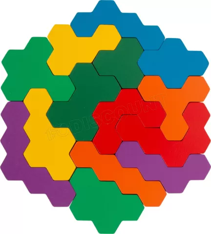 Photo de Puzzle en bois Hexagone
