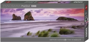 Photo de Puzzle Heye - Panorama : Plage de Wharariki (1000 pièces)