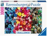 Photo de Puzzle Ravensburger - Challenge : Boutons (1000 pièces)