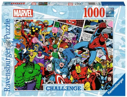 Photo de Puzzle Ravensburger - Challenge : Marvel (1000 pièces)