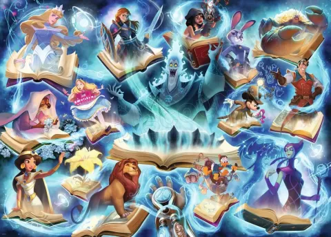 Photo de Puzzle Ravensburger - Disney Lorcana Saphir (1000 pièces)