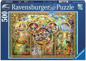 Photo de Puzzle Ravensburger - Famille Disney (500 pièces)