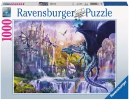 Photo de Puzzle Ravensburger - Le Chateau des Dragons (1000 pièces)
