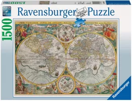 Photo de Puzzle Ravensburger - MappeMonde 1594 (1500 pièces)