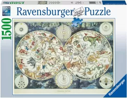 Photo de Puzzle Ravensburger MappeMonde Animaux