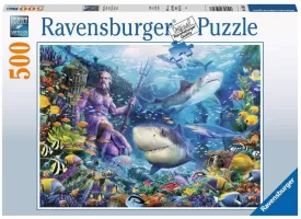 Photo de Puzzle Ravensburger - Roi de la mer (500 pièces)