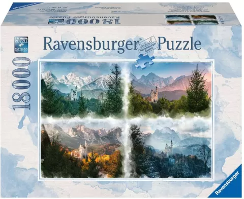 Photo de Puzzle Ravensburger - Un Château au Fil des Saisons XXL (18000 pièces)