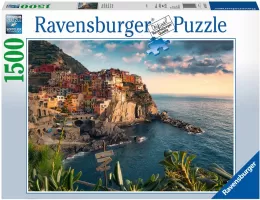 Photo de Puzzle Ravensburger - Vue sur les Cinque Terre (1500 pièces)