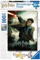 Photo de Puzzle Ravensburger - XXL : Le monde fantastique d Harry Potter (100 pièces)