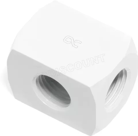 Photo de Raccord coudé pour G1/4 Alphacool Alphacool HF connection (Blanc)