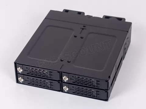 Photo de Rack amovible 5,25" Icy Dock MB720M2K-B 4x SSD M.2 (Noir)