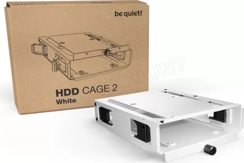 Photo de Rack disque dur HDD Cage 2 pour boitiers Be Quiet (Blanc)