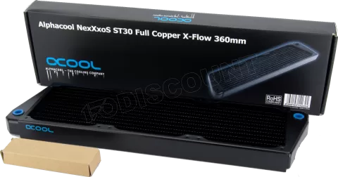 Photo de Radiateur pour Watercooling Alphacool NexXxoS ST30 X-Flow - 360mm (Noir)