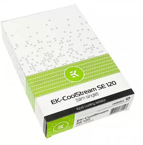 Photo de Radiateur pour watercooling Ekwb EK-CoolStream SE Slim Single 120mm (Noir)