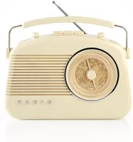 Photo de Radio FM Portable Nedis (Beige)