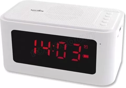 Radio-réveil Bluetooth Inovalley Rv17w (Blanc) à prix bas