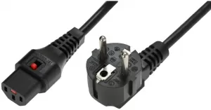 Photo de Rallonge Cable d'alimentation 2m (Noir) avec verrouillage