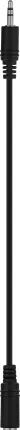 Photo de Rallonge Câble Jack 3,5mm T'nB M/F 2m (Noir)