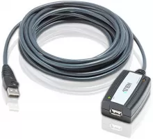 Photo de Rallonge USB 2.0 Aten - 5m M/F (Noir)