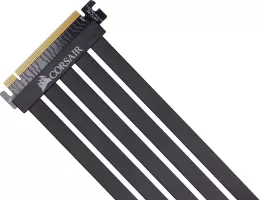 Photo de Riser PCIe 3.0 16X Corsair avec nappe de renvoi 30cm (Noir)