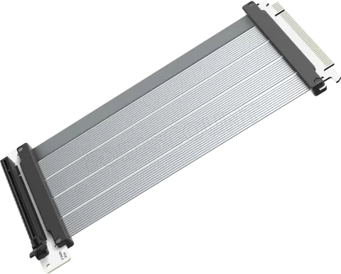 Photo de Riser PCIe 5.0 16X Cooler Master 20cm (Blanc)