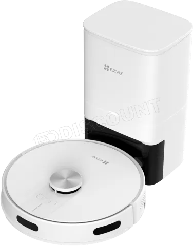 Photo de Robot aspirateur Ezviz RE4 Plus avec base (Blanc)