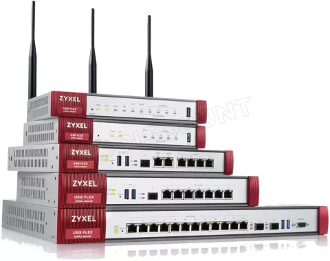 Photo de Routeur Parefeu réseau ethernet Gigabit Zyxel USG Flex 100 - 4 ports