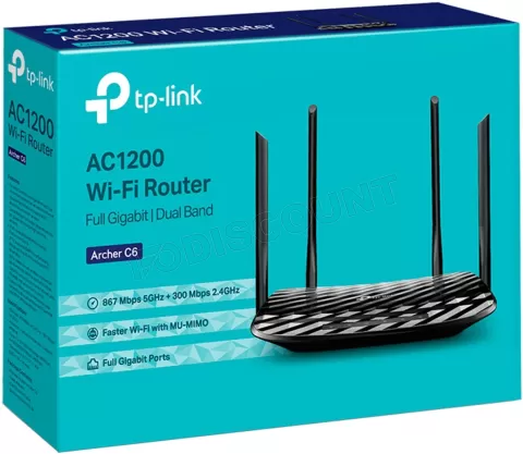 TP-LINK ROUTEUR WiFi sans fil MU-MIMO AC1200 (ARCHER C64)