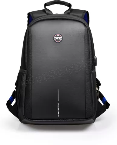 Photo de Sac à Dos Ordinateur Portable Connecté et Antivol Port Designs Chicago Evo 15,6"max (Noir)