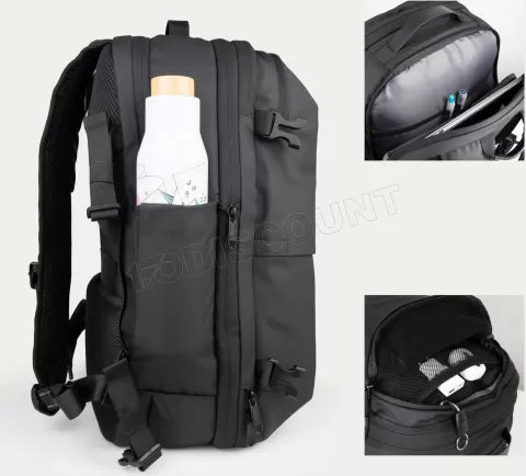 Photo de Sac à Dos Ordinateur Portable et de Voyage Tooq 17"max (Noir)