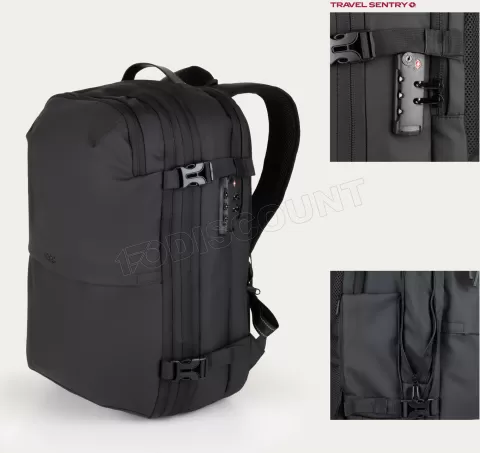Photo de Sac à Dos Ordinateur Portable et de Voyage Tooq 17"max (Noir)
