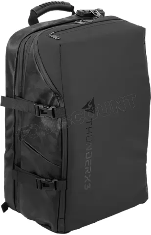 Photo de Sac à dos Ordinateur Portable étanche ThunderX3 B17 17,3" max (Gris)