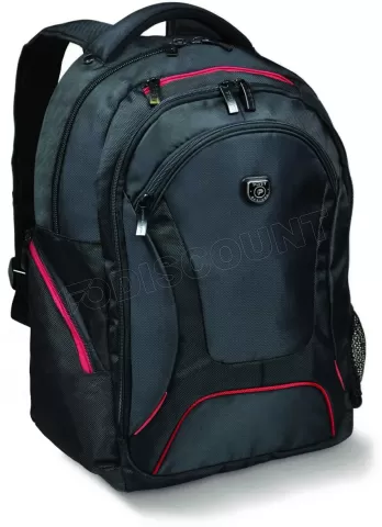 Photo de Sac à Dos Ordinateur Portable Port Designs Courchevel 15" max (Noir/Rouge)
