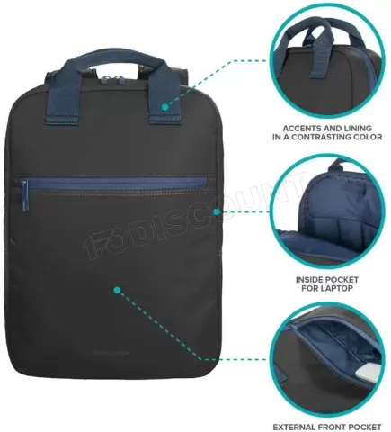 Photo de Sac à Dos Ordinateur Portable Tucano Lux 14" max (Noir)
