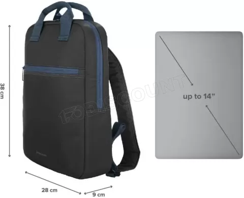 Photo de Sac à Dos Ordinateur Portable Tucano Lux 14" max (Noir)