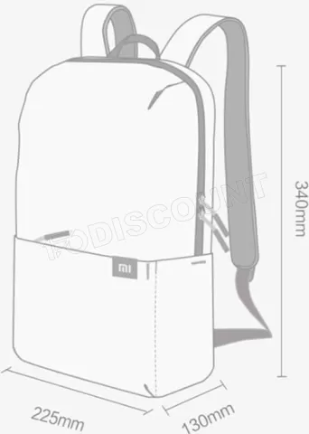 Photo de Sac à dos Ordinateur Portable Xiaomi Mi Casual Daypack 13"max (Noir)