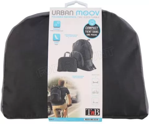 Photo de Sac à Dos pliable Ordinateur Portable T'nB (Noir)