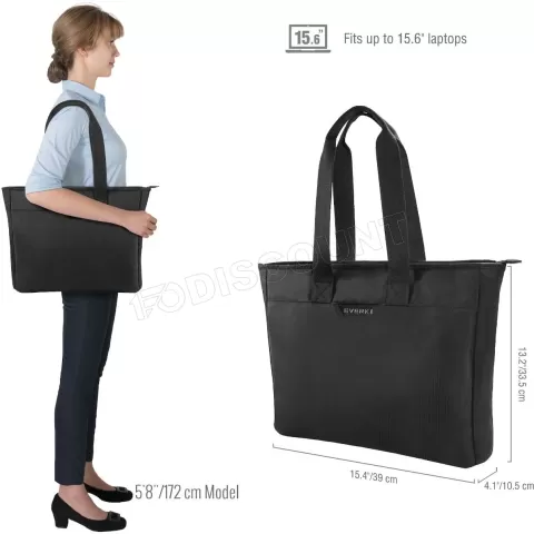 Photo de Sac Ordinateur portable Everki Shopper 15.6"max(Noir)