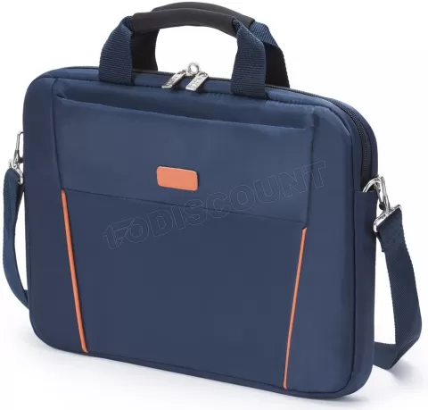 Photo de Sacoche Ordinateur Portable Dicota Slim Base 15,6" max (Bleu/Orange)