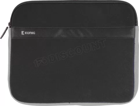 Photo de Sacoche Ordinateur Portable König 13"/14" (Noir/Gris)