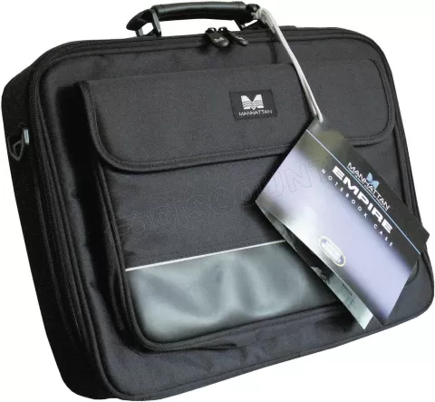 Photo de Sacoche Ordinateur Portable Manhattan 17" max (Noir)