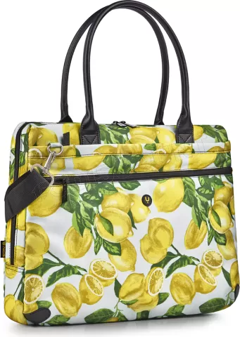 Photo de Sacoche Ordinateur Portable NGS Monray Stella Lemon 16"max (Blanc/Jaune)