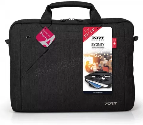 Photo de Sacoche Ordinateur Portable Port Designs Sydney 14"max (Noir)