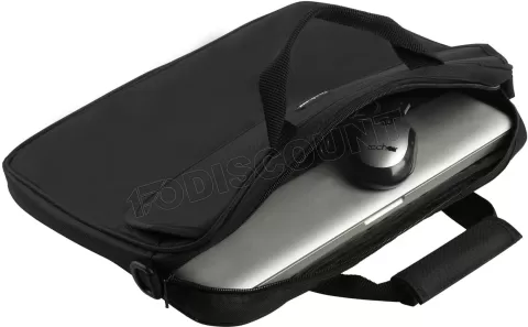 Photo de Sacoche Ordinateur Portable + Souris Techair 15,6"max (Noir)