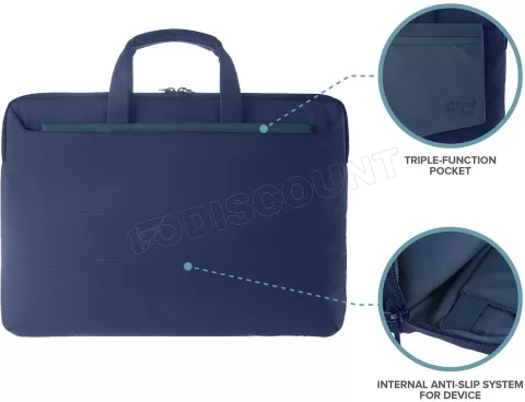 Photo de Sacoche Ordinateur Portable Tucano Work Out III 15,6" max (Bleu)