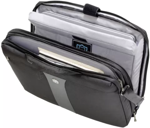 Photo de Sacoche Ordinateur Portable Wenger Legacy Slimcase 17"max (Gris/Noir)